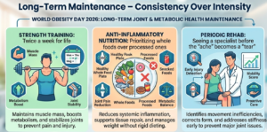 World Obesity Day 2026 Long-Term Maintenance Infographic Move and Shine Clinic