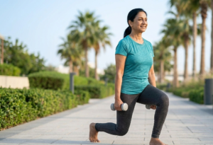 balancing on one leg becomes challenging, which increases the risk of falls