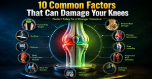 Ten common risk factors that can damage knee joints