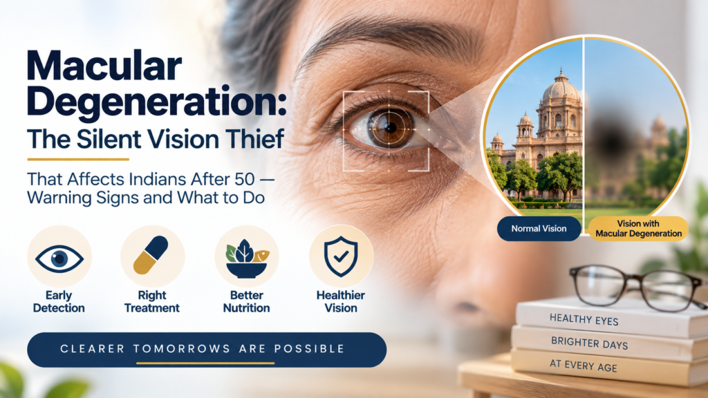 Macular Degeneration: The Silent Vision Thief That Affects Indians After 50 — Warning Signs and What to Do